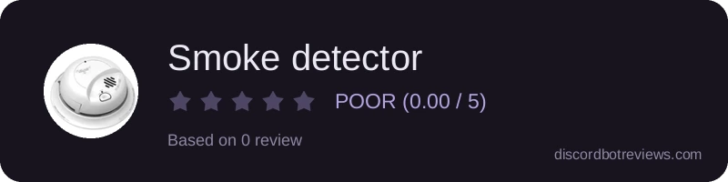Rating banner for Smoke detector