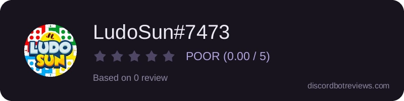 Rating widget preview for LudoSun#7473