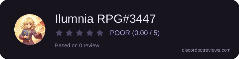 Rating banner for Ilumnia RPG#3447