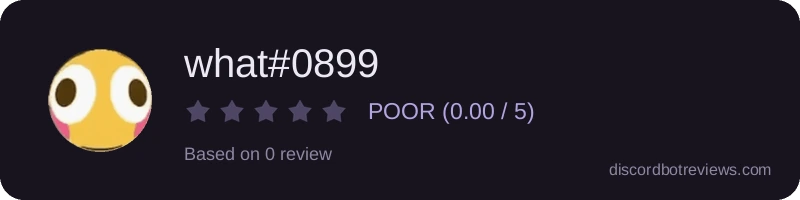 Rating banner for what#0899