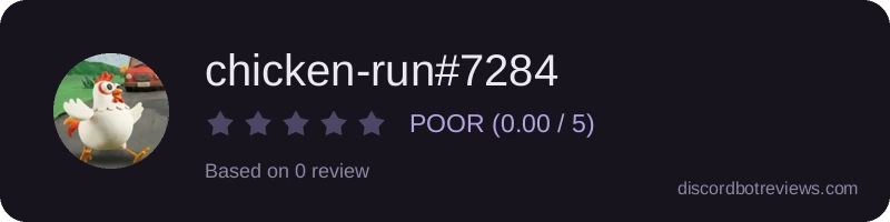 Rating widget preview for chicken-run#7284