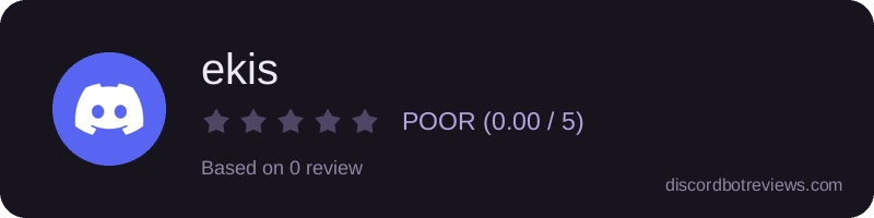 Rating widget preview for ekis