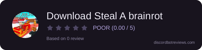 Rating widget preview for Download Steal A brainrot
