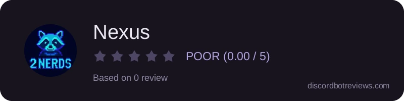 Rating widget preview for Nexus