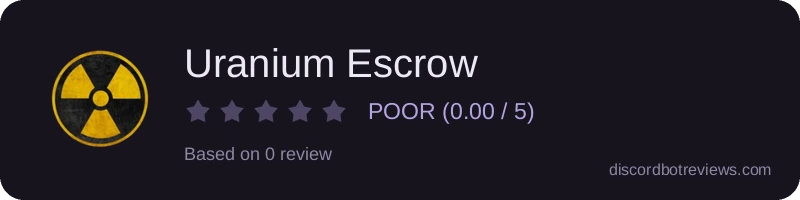 Rating widget preview for Uranium Escrow