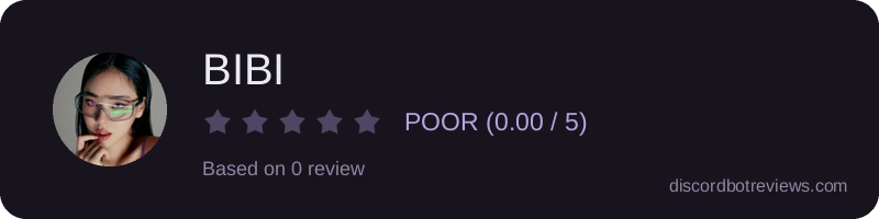 Rating widget preview for BIBI