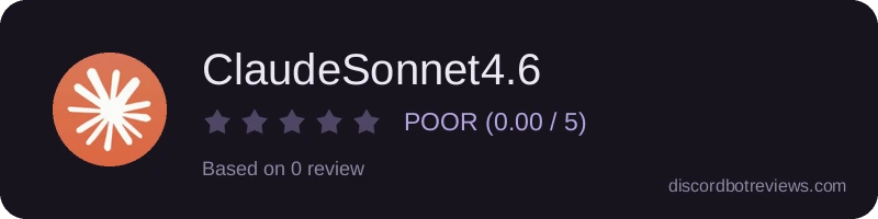 Rating widget preview for ClaudeSonnet4.6