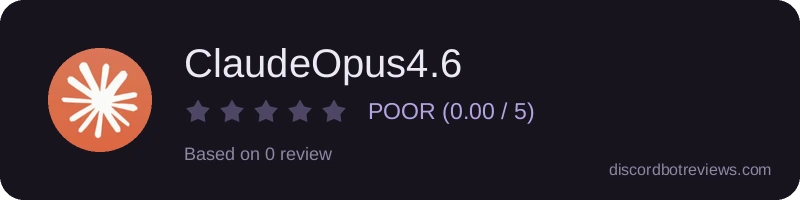 Rating widget preview for ClaudeOpus4.6