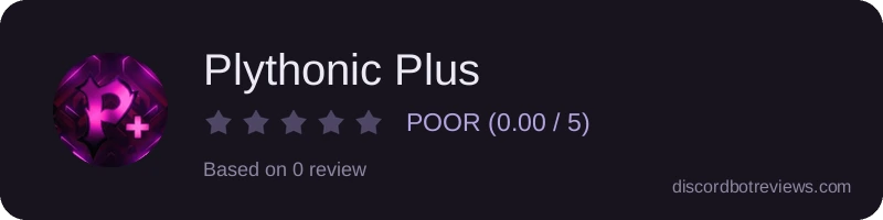 Rating widget preview for Plythonic Plus