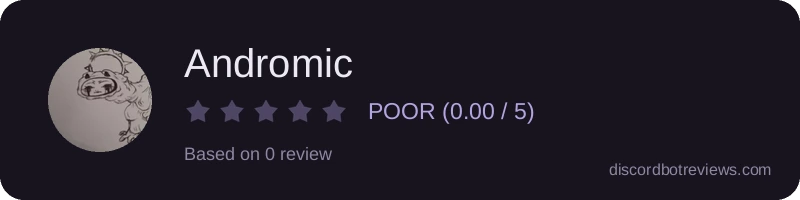 Rating widget preview for Andromic