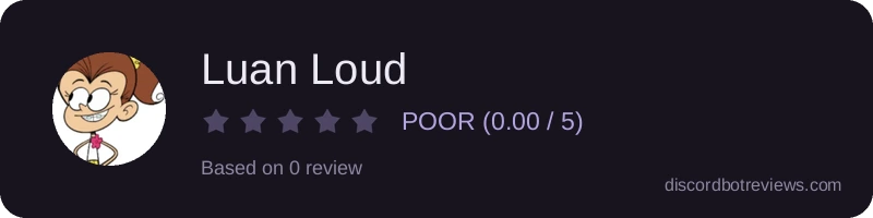 Rating banner for Luan Loud