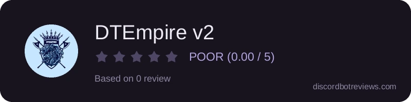 Rating widget preview for DTEmpire v2