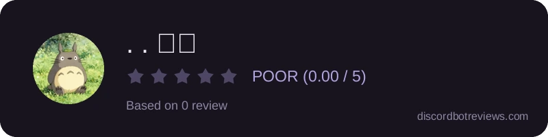 Rating widget preview for . . ☘️
