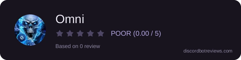Rating widget preview for Omni