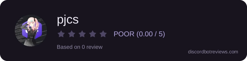 Rating widget preview for pjcs