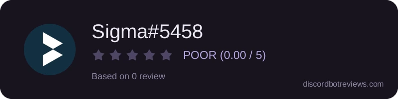 Rating widget preview for Sigma#5458