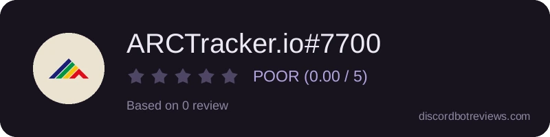 Rating widget preview for ARCTracker.io#7700
