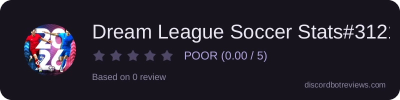 Rating widget preview for Dream League Soccer Stats#3121