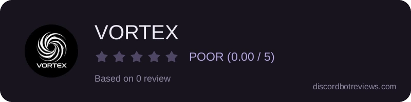 Rating widget preview for VORTEX