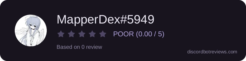 Rating widget preview for MapperDex#5949