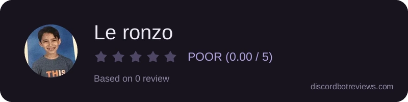 Rating banner for Le ronzo