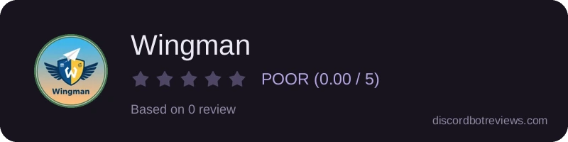Rating widget preview for Wingman
