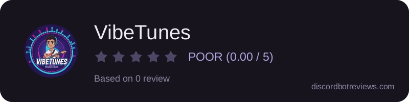 Rating widget preview for VibeTunes