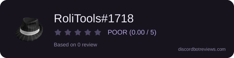 Rating widget preview for RoliTools#1718