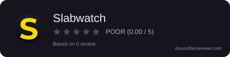 Rating banner for Slabwatch