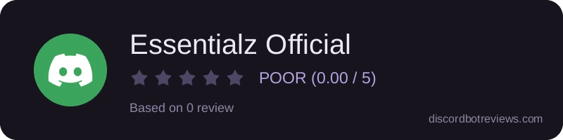 Rating banner for Essentialz Official
