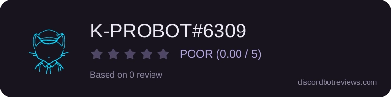 Rating banner for K-PROBOT#6309
