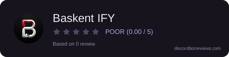 Rating widget preview for Baskent IFY