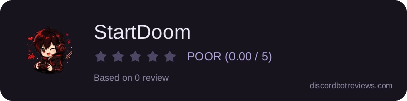 Rating widget preview for StartDoom