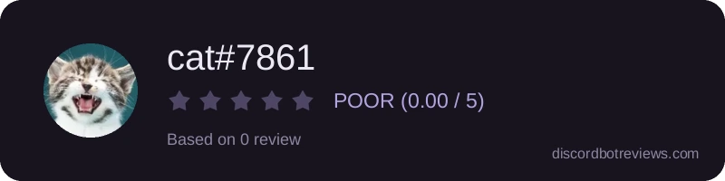 Rating widget preview for cat#7861