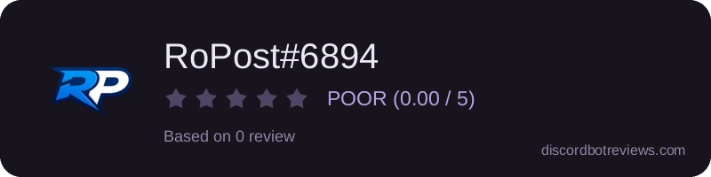 Rating widget preview for RoPost#6894