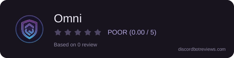 Rating widget preview for Omni