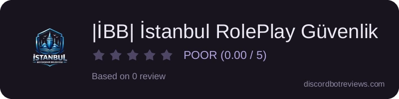 Rating widget preview for |İBB| İstanbul RolePlay Güvenlik