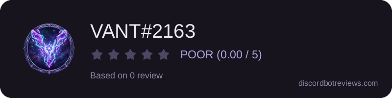 Rating widget preview for VANT#2163
