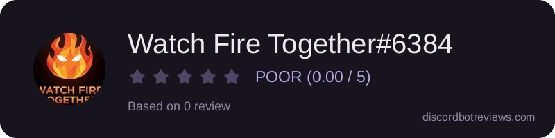 Rating widget preview for Watch Fire Together#6384