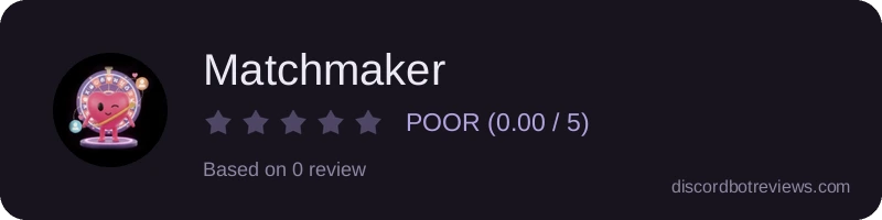 Rating banner for Matchmaker