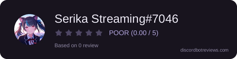 Rating widget preview for Serika Streaming#7046