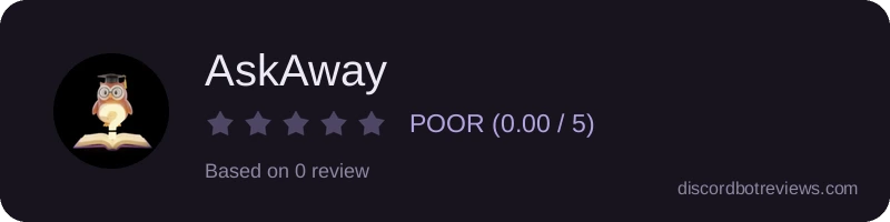 Rating banner for AskAway