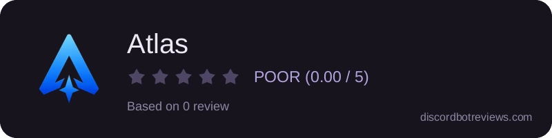 Rating widget preview for Atlas