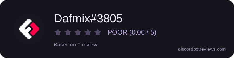 Rating banner for Dafmix#3805