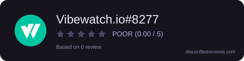 Rating widget preview for Vibewatch.io#8277