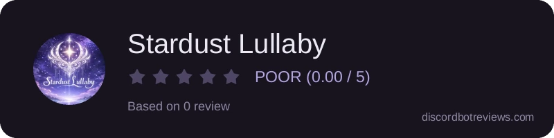 Rating widget preview for Stardust Lullaby