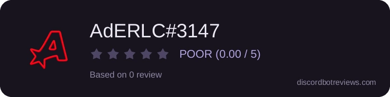 Rating widget preview for AdERLC#3147
