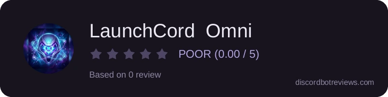 Rating widget preview for LaunchCord  Omni