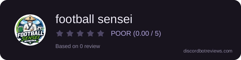 Rating banner for football sensei