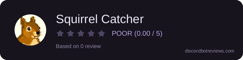 Rating widget preview for Squirrel Catcher